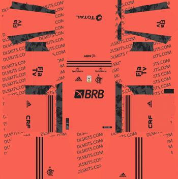Flamengo 2021 Dream League Soccer Kits for DLS 2019 Flamengo FC Goalkeeper Away Kit 2021 for DLS 2019