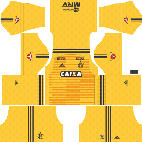 Dream League Soccer Kits Flamengo 2018-19 Kit & Logo Dream League Soccer Kits Flamengo 2018-19 Goalkeeper Kit 512x512 URL