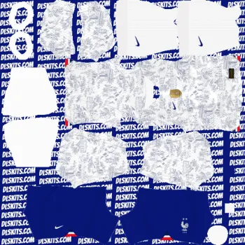 France FIFA World Cup Away Kit 2022 for Dream League Soccer