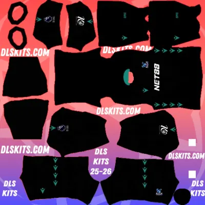 Goalkeeper Away Crystal Palace 2025-26 Dream League Soccer DLS Kits 25