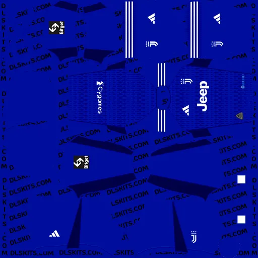 Juventus 2023-24 Kits For Dream League Soccer 2024 Goalkeeper Home Juventus Dream League Soccer Kits 2023-24.