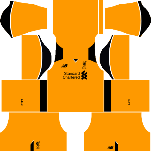 Liverpool FC Goalkeeper Away 2016-2017 Dream League Soccer Kits URL 512x512