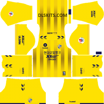 Goalkeeper Ulsan Hyundai Away Kit 2019 DLS Kits Dream League Soccer Kits