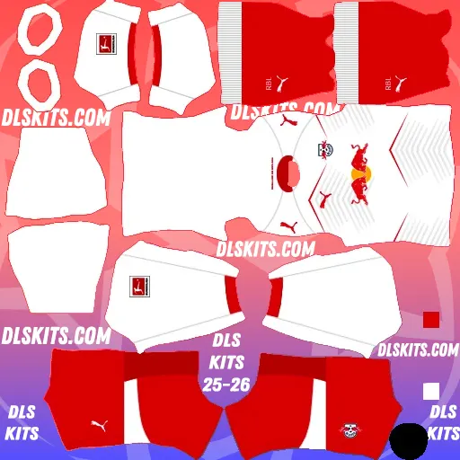 RB Leipzig 2025-26 Dream League Soccer Kits DLS 26