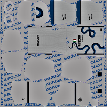 Inter Milan Away Kit - Dream League Soccer Kits - DLS 21 Kits