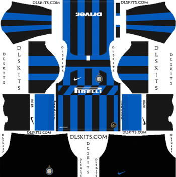 Inter Milan Kits 2019-2020 – Dream League Soccer Kits & Logo Inter Milan Home Kit 2019 DLS 19 Kits Dream League Soccer