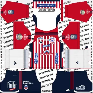 Junior FC Kits 2025 Copa Colombia For DLS 2019