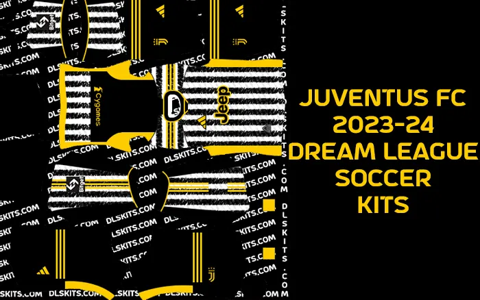 Juventus 2023-24 Kits For Dream League Soccer 2024