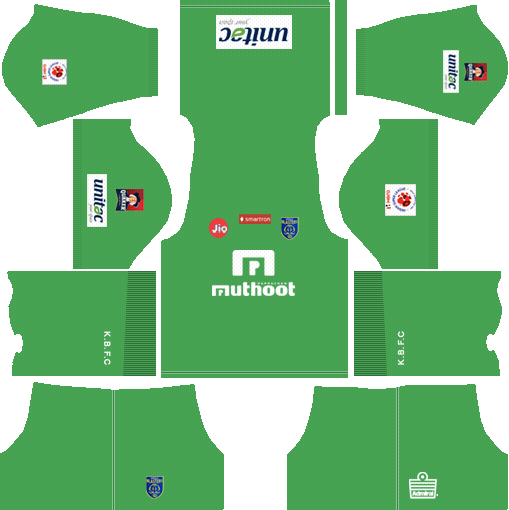 Kerala Blasters FC Kit 2018 Dream League Soccer Kits URL 512x512 Goalkeeper