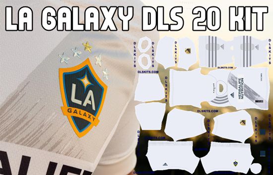 LA Galaxy 2020 Dream League Soccer Kits | DLS 20 Kits