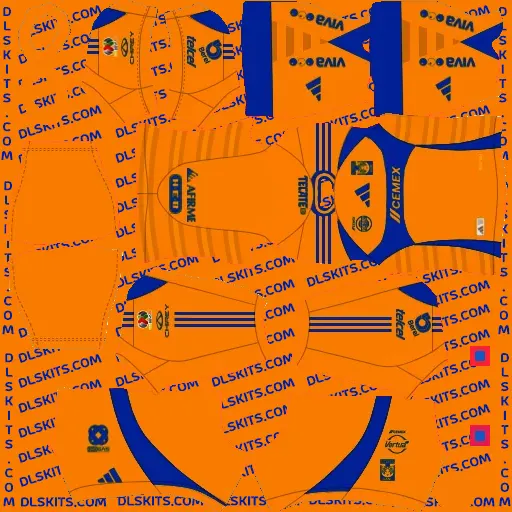 Liga MX Tigres Kits 2024 DLS Dream League Soccer