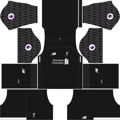 Liverpool Dream League Soccer Goalkeeper Away Kit 2017-2018