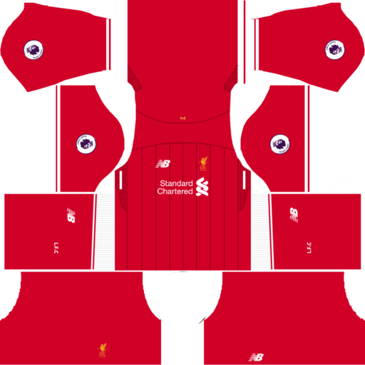 Liverpool Dream League Soccer Kits Home 2017-2018