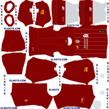 Liverpool FC 2019 Kits for Dream League Soccer 2020