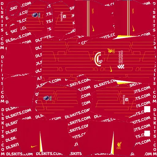 Liverpool 2024-25 Dream League Soccer Kits & Logo