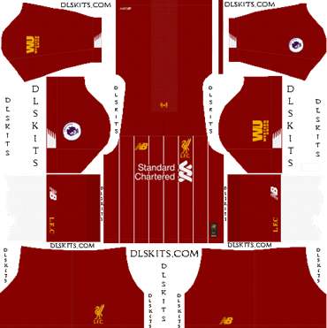 Liverpool FC 2019-2020 Dream League Soccer Kits URL - DLS 19 Kits 512x512