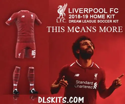 Liverpool Red Pepper Home Kit for Season 2018-2019