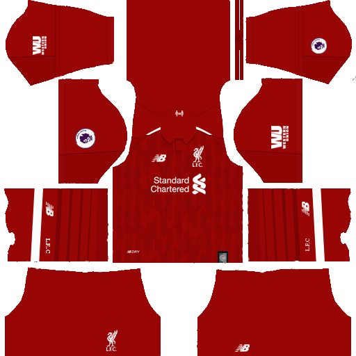Dream League Soccer Kits Liverpool 2018/2019 Season 512x512 URL