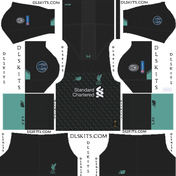 Liverpool Third Champions League 2019-20 - DLS 19 Kits - Dream League Soccer Kits