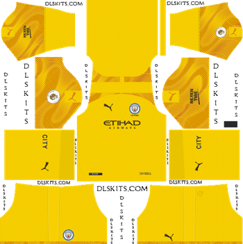 Manchester City 2019-2020 Dream League Soccer Kits & Logo Dream League Soccer Kits Manchester City Goalkeeper Third Kit 2019-20