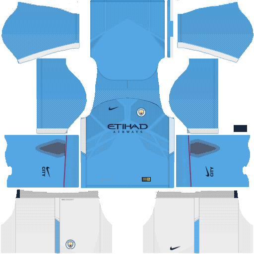 Dream League Soccer Manchester City Kit 2017-2018 {DLS Kits & Logo}