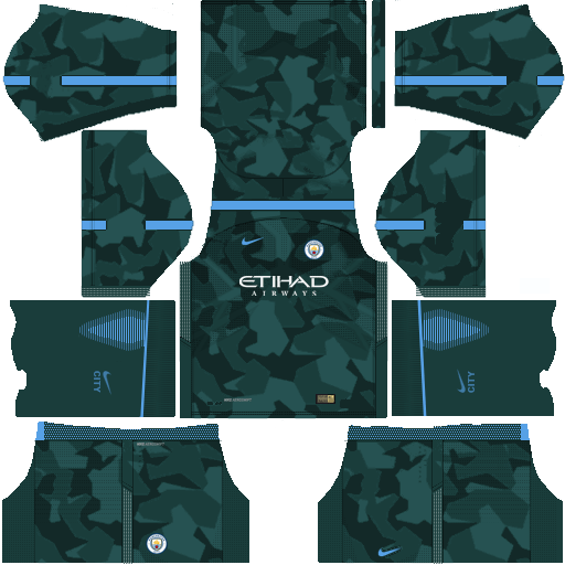 Manchester City Third Kits 2017-18 512x512 Dream League Soccer 512x512