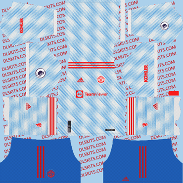 Manchester United 2021 Away Kit for DLS 2019