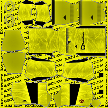 Manchester United 2021 Goalkeeper Home Kit for Dream League Soccer