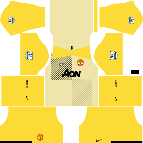 Manchester United Kit 512x512 Dream League Soccer Kits Third 2013-14 Goalkeeper Away