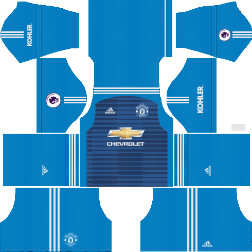 Goalkeeper Manchester United Away Kit 2018/19 - Dream League Soccer Kits