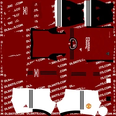 Manchester United Home 2023-24 Dream League Soccer Kits DLS 23 Kits