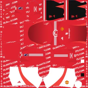 Manchester United Home Kit 2024 Dream League Soccer