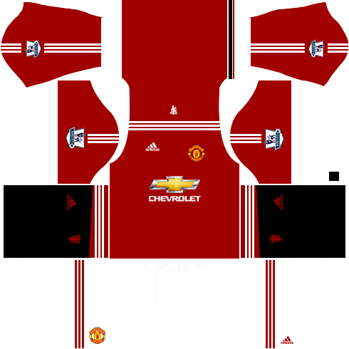 Manchester United 2015-2016 Dream League Soccer Kits URL 512x512