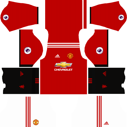 Manchester United Dream League Soccer Kits & Logo URL [2017-2018]
