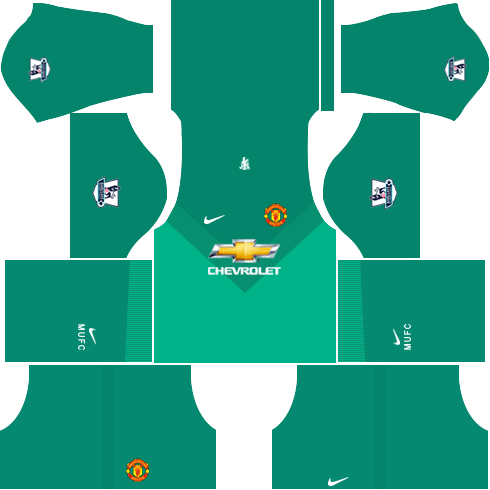 Goalkeeper Manchester United 2014-2015 Dream League Soccer Kits URL 512x512