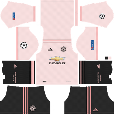Manchester United UCL Kit Away - DLS 2018 Kits