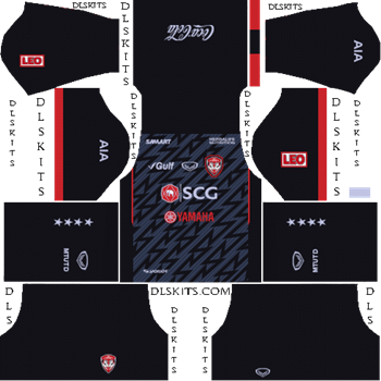 Muangthong United FC Goalkeeper Away Kit 2019 - DLS 19 Kits - Dream League Soccer Kits URL