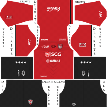 Muangthong United FC Home Kit 2019 - DLS 19 Kits - Dream League Soccer 512x512 Kits URL