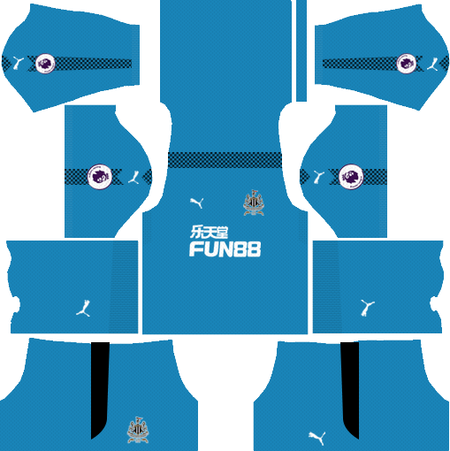Dream League Soccer Kits Newcastle United 2017-18 Kit & Logo URL Newcastle United Goalkeeper Dream League Soccer Kits 2017-18 512x512 URL