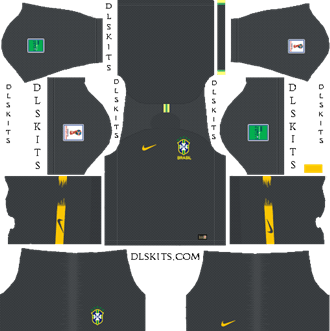 Nike Copa America Goalkeeper Away Kit 2019 - DLS 19 Kits - Dream League Soccer Brazil Kits 2019