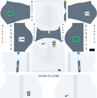 Nike Brazil Copa America Goalkeeper Home Kit 2019 - DLS 19 Kits - Dream League Soccer Jersey URL 512x512