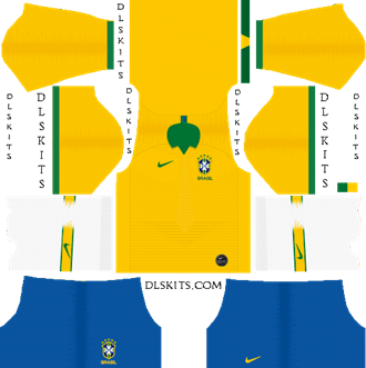 Nike Brazil Copa America Home Kit 2019 - DLS 19 Kits - Dream League Soccer Kits URL 512x512