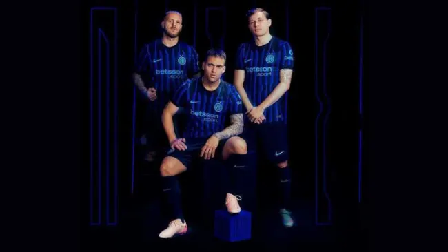 Nike Inter Milan FC Home Kit 2025 UEFA Champions League, Serie A, Coppa Italia, Supercoppa Italiana