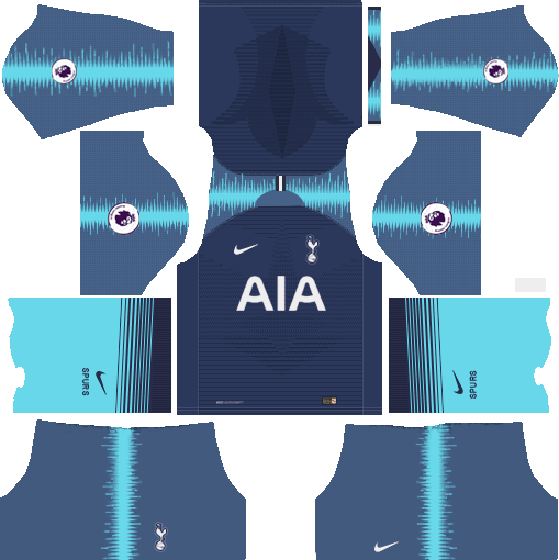 Nike Away Tottenham Hotspur 2018-19 Dream League Soccer Kits