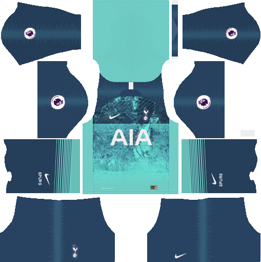 Tottenham Hotspur Third 2018-19 Kit Dream League Soccer Kits URL 512x512