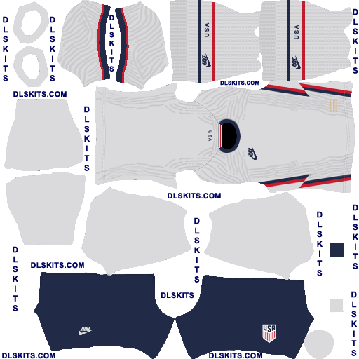 Nike USA 2020 Home Dream League Soccer Kits