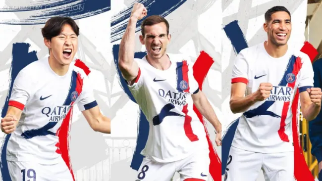 Paris Saint-Germain Dream League Soccer Kits for DLS 26 Paris Saint-Germain Away Kit 2025-26 UEFA Champions League Ligue 1 and Coupe de France