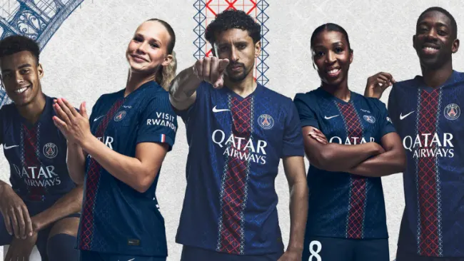 Paris Saint-Germain Dream League Soccer Kits for DLS 26 Paris Saint-Germain Home Kit 2025-26 UEFA Champions League Ligue 1 and Coupe de France