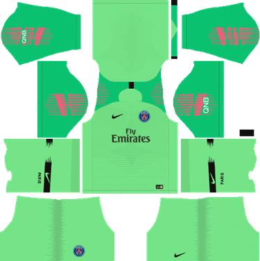 Paris Saint-Germain PSG Dream Soccer League Soccer Kits 2018-19