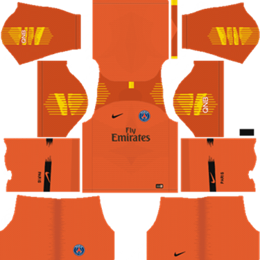 Paris Saint-Germain PSG Dream Soccer League Soccer Kits 2018-19